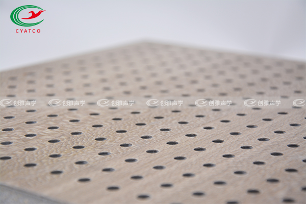 A級防火孔木16-6孔木吸聲板（天然木皮）