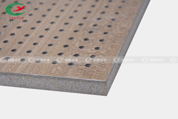 A級防火孔木16-6孔木吸聲板（天然木皮）