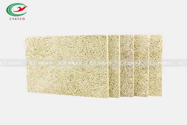 泛用于建筑聲學(xué)吸音工程的木絲吸聲板特質(zhì)