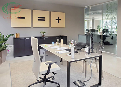 砂巖吸音板是辦公空間自然之美與聲學性能的理想選擇