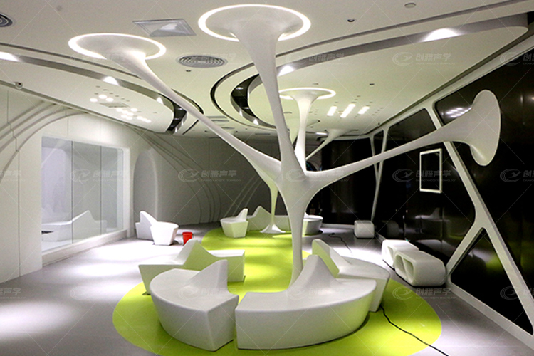 GRG造型定制多功能廳堂設計