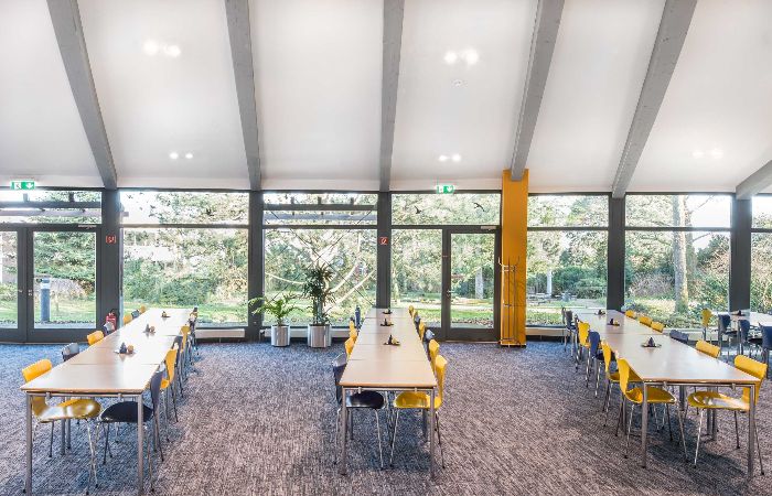 聚晶微粒砂吸聲板為圖書館閱覽室營造專注的閱讀環境