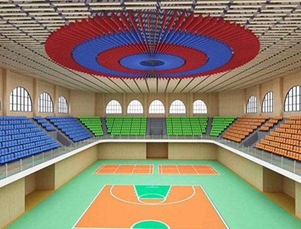 成都實(shí)驗(yàn)中學(xué)吸聲體案例