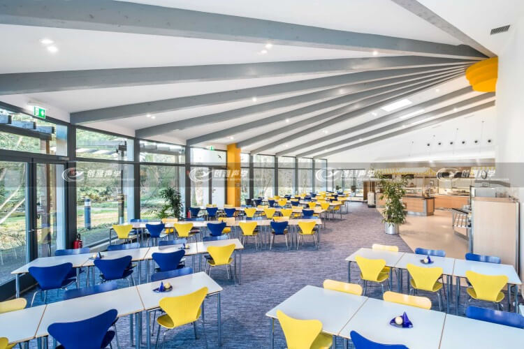 培訓學院翻新工程使用微粒吸聲板